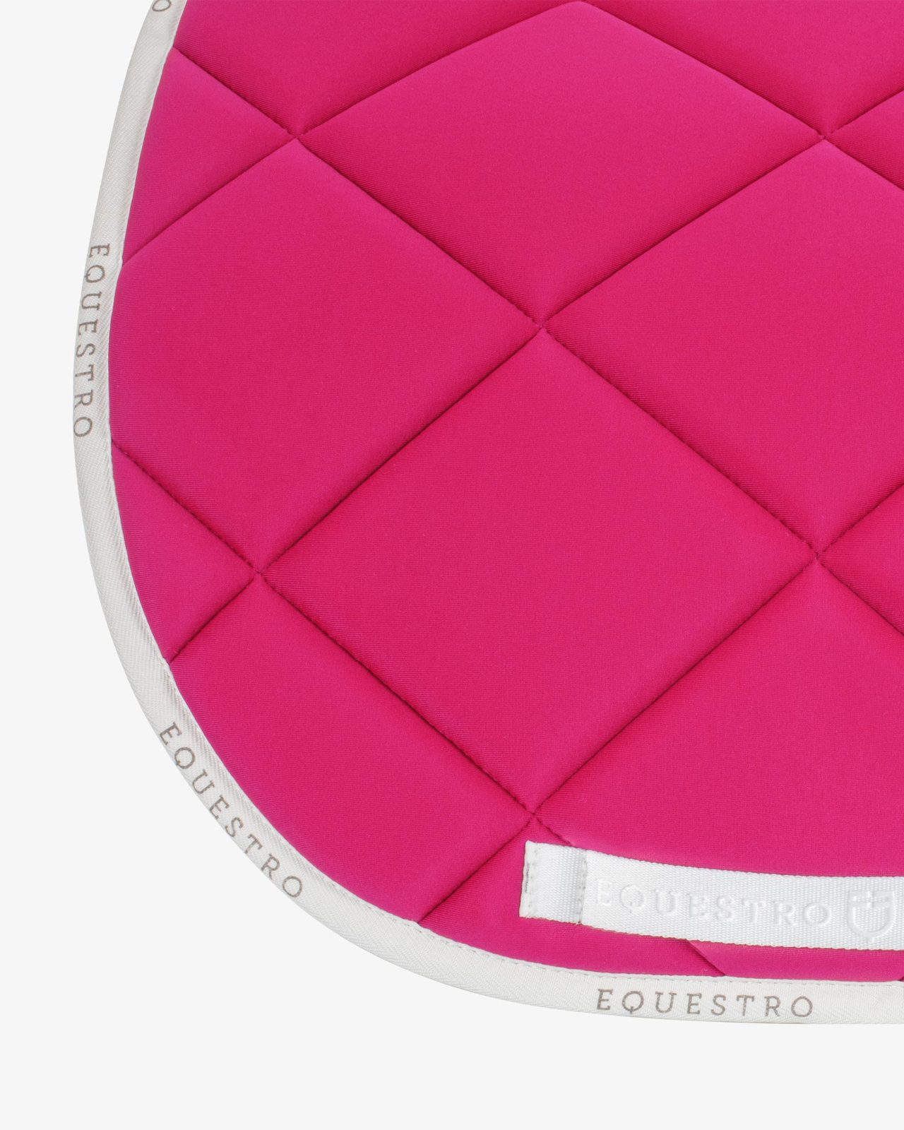 Dressage saddle pad technical fabric with logo