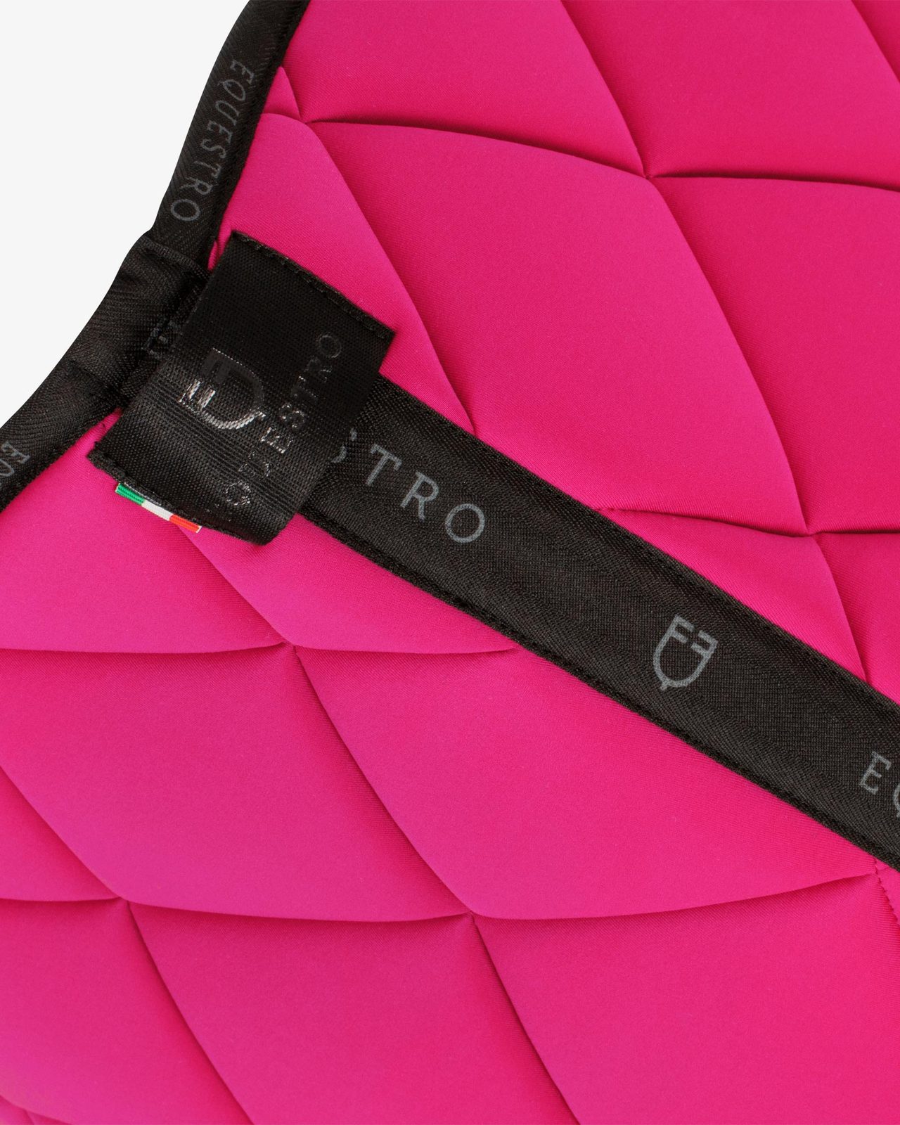 Dressage saddle pad technical fabric with logo