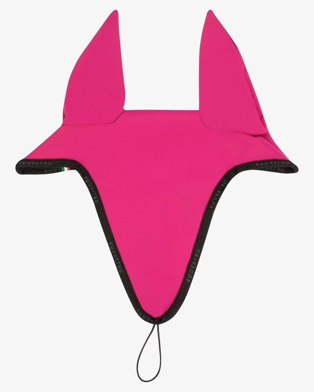 Fly veil in technical fabric with noseband attachment