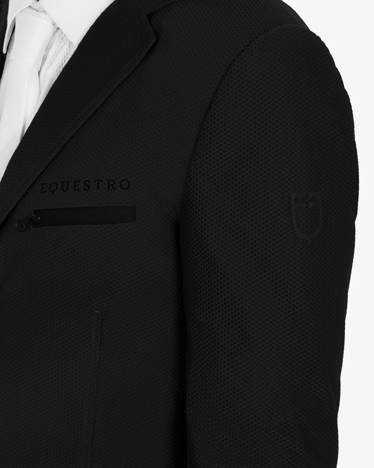 Giacca uomo da concorso tre bottoni traforata