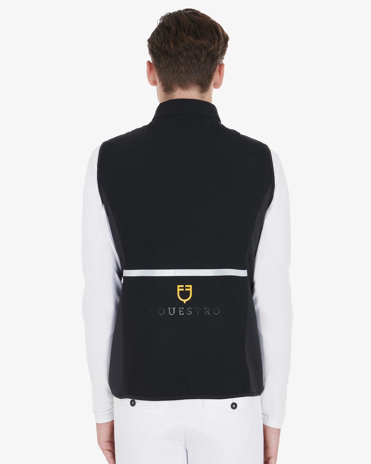 Smanicato uomo slim fit in tessuto tecnico