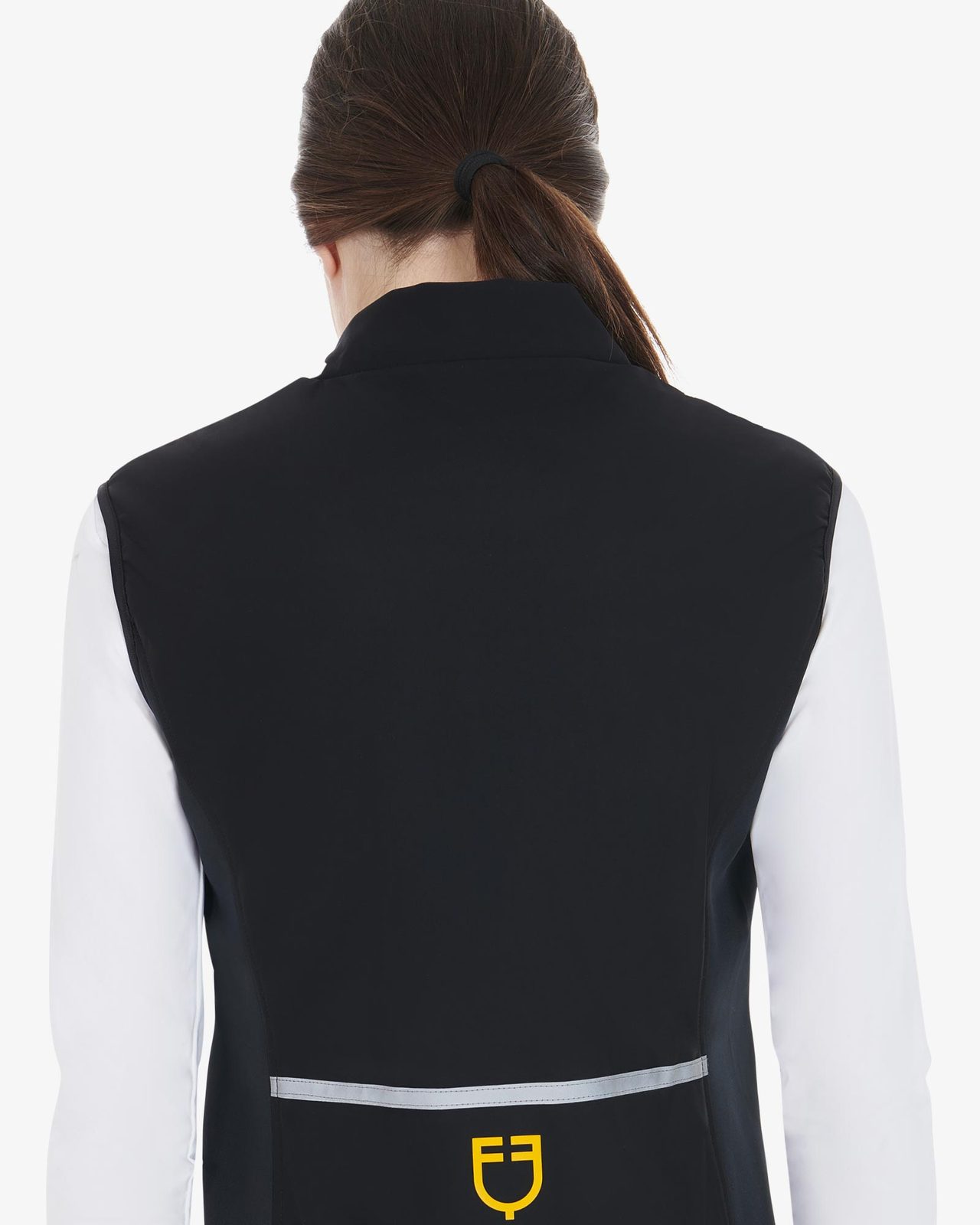 Smanicato donna slim fit in tessuto tecnico