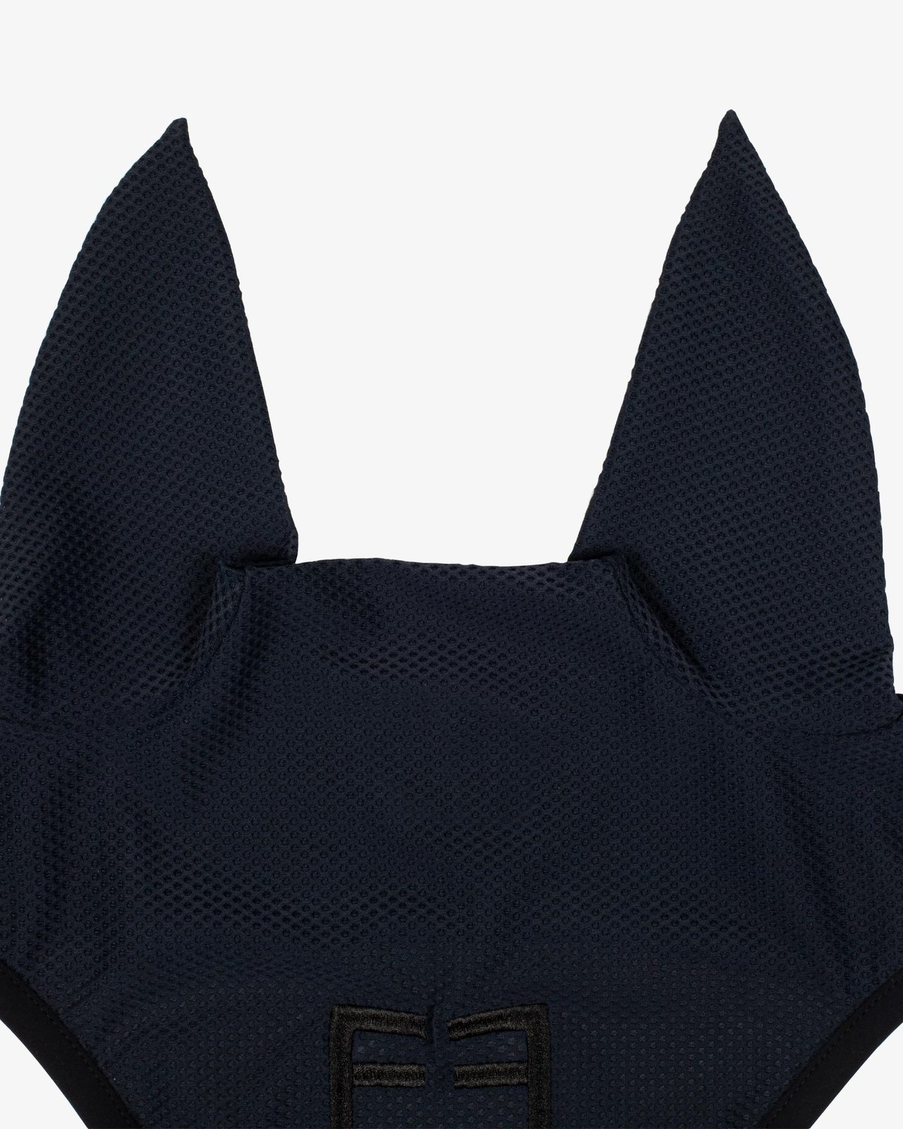 Cuffietta in tessuto traforato con logo