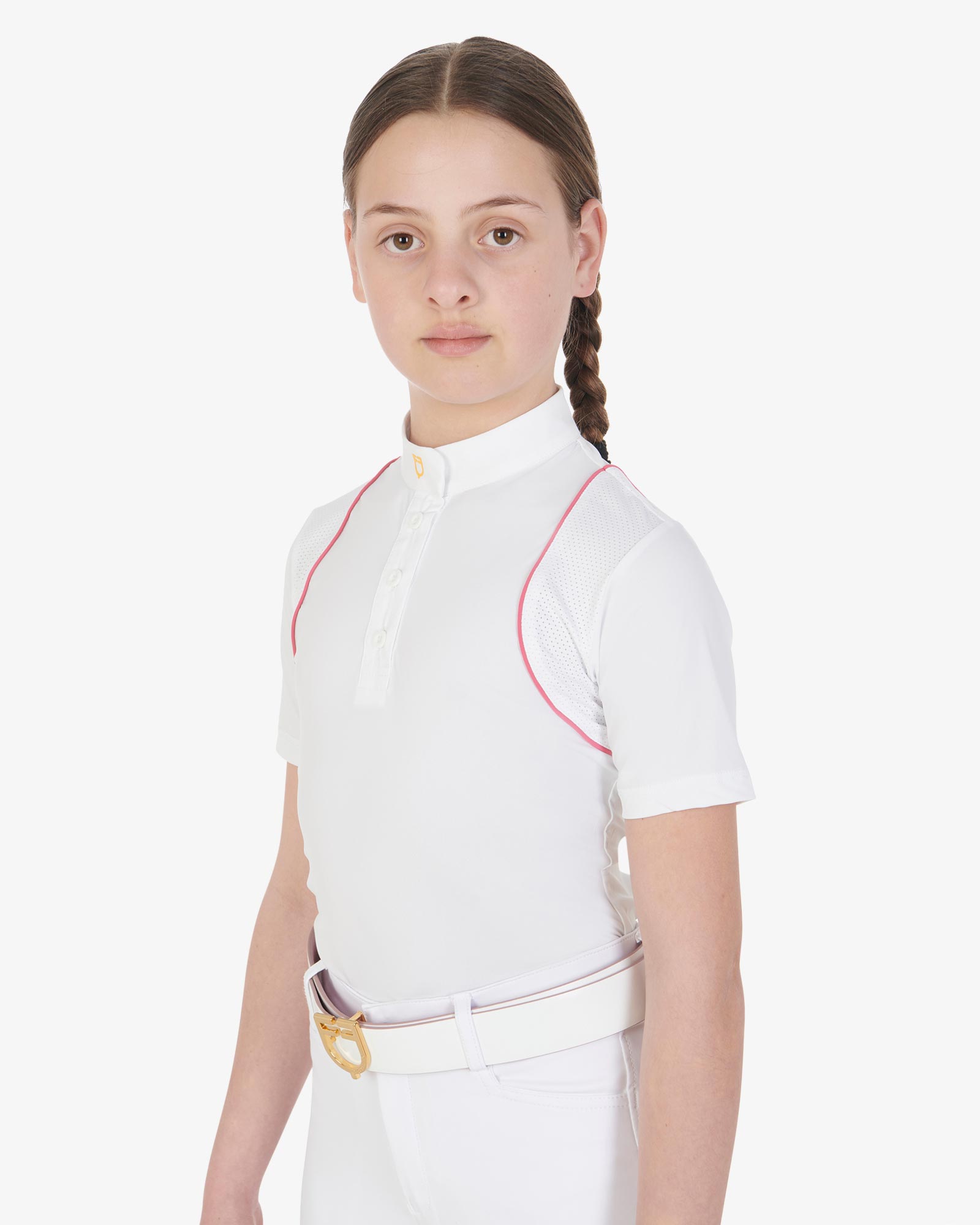 Girls' polo shirt in technical fabric | Shop | Equestro