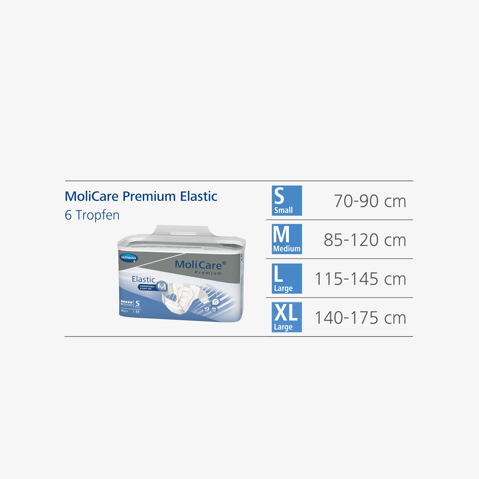 Molicare Premium Elastic - 6 gocce