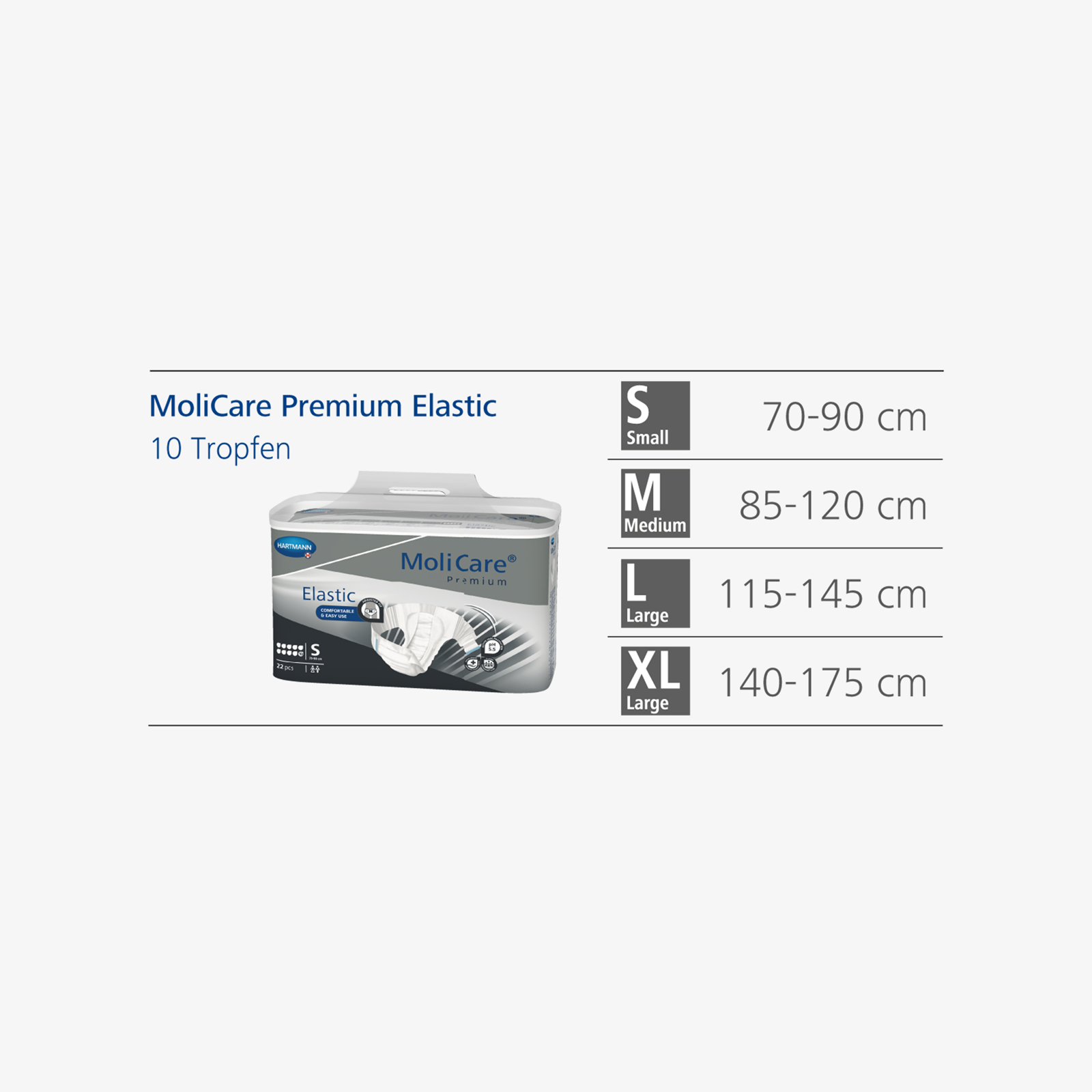 Molicare Premium Elastic - 10 gocce