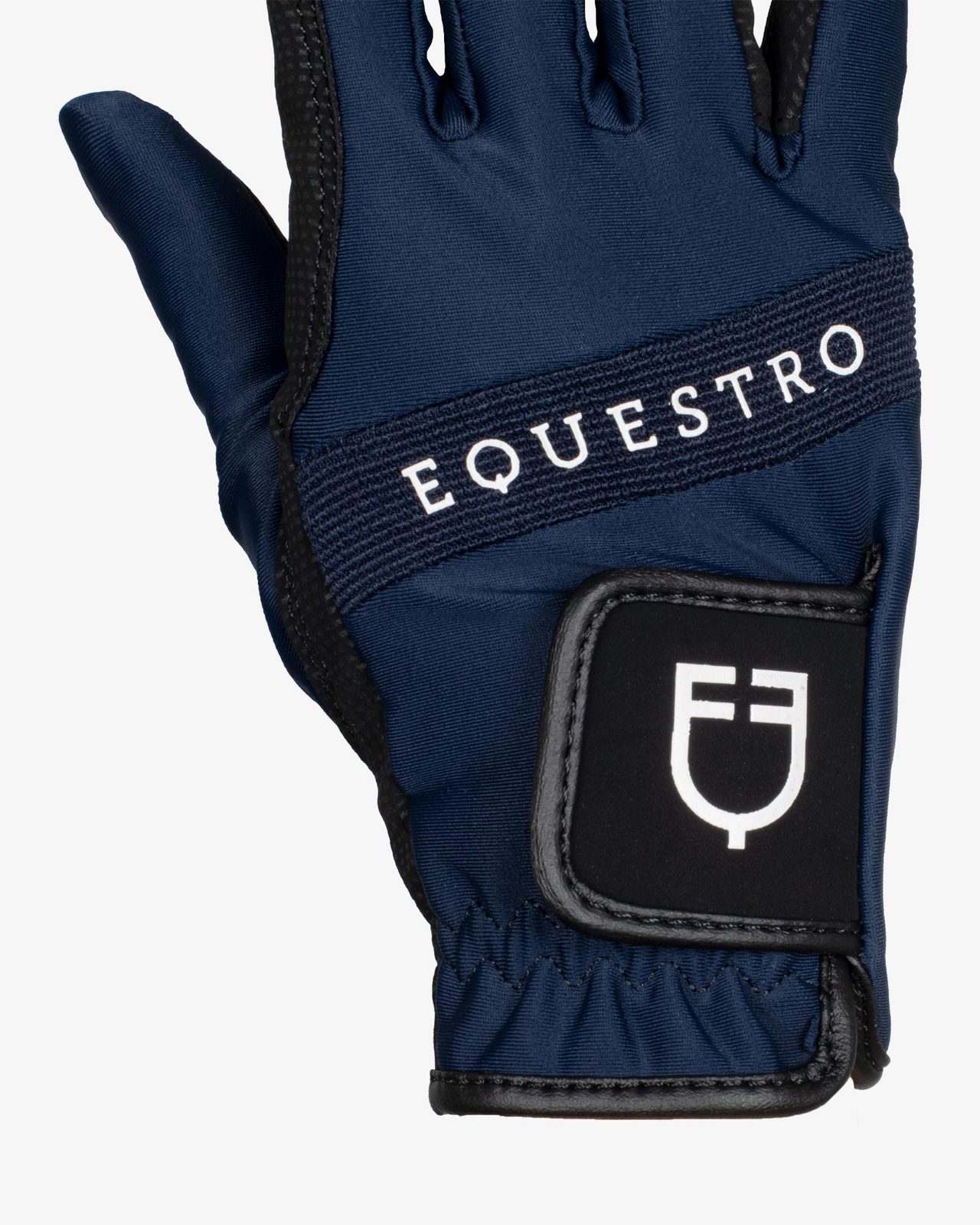 Guanti in tessuto tecnico con logo multicolor