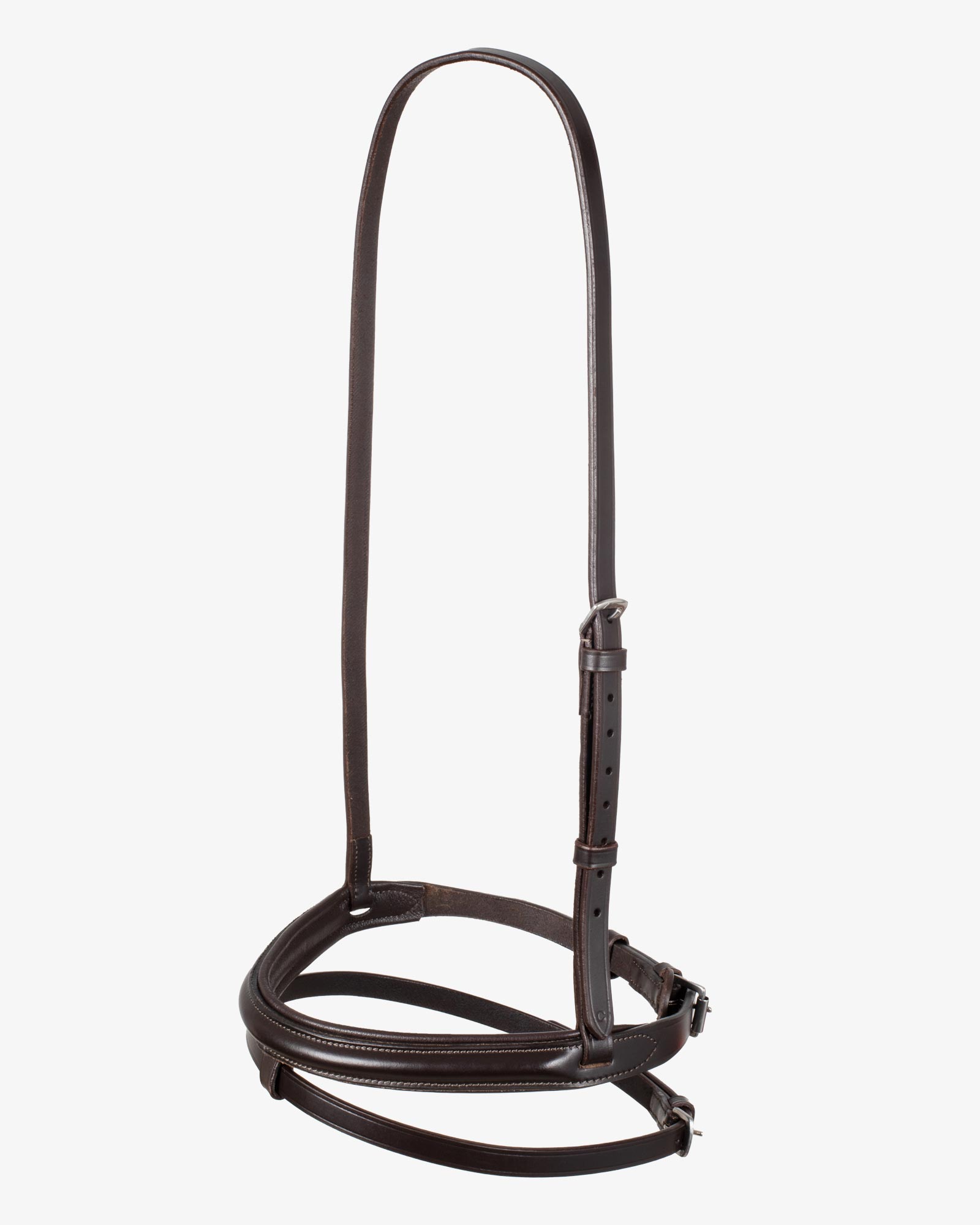 Leather flash noseband bridle