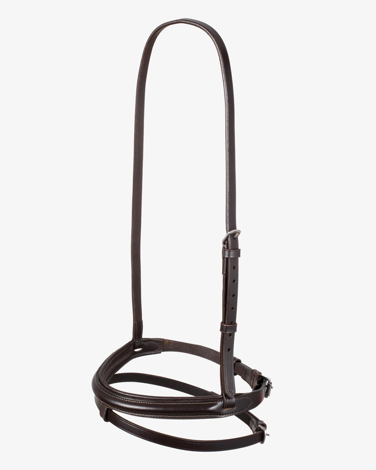 Leather flash noseband bridle