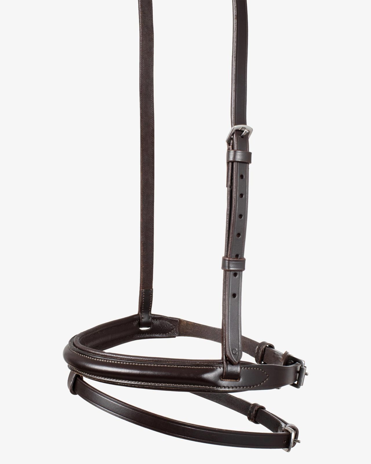 Leather flash noseband bridle