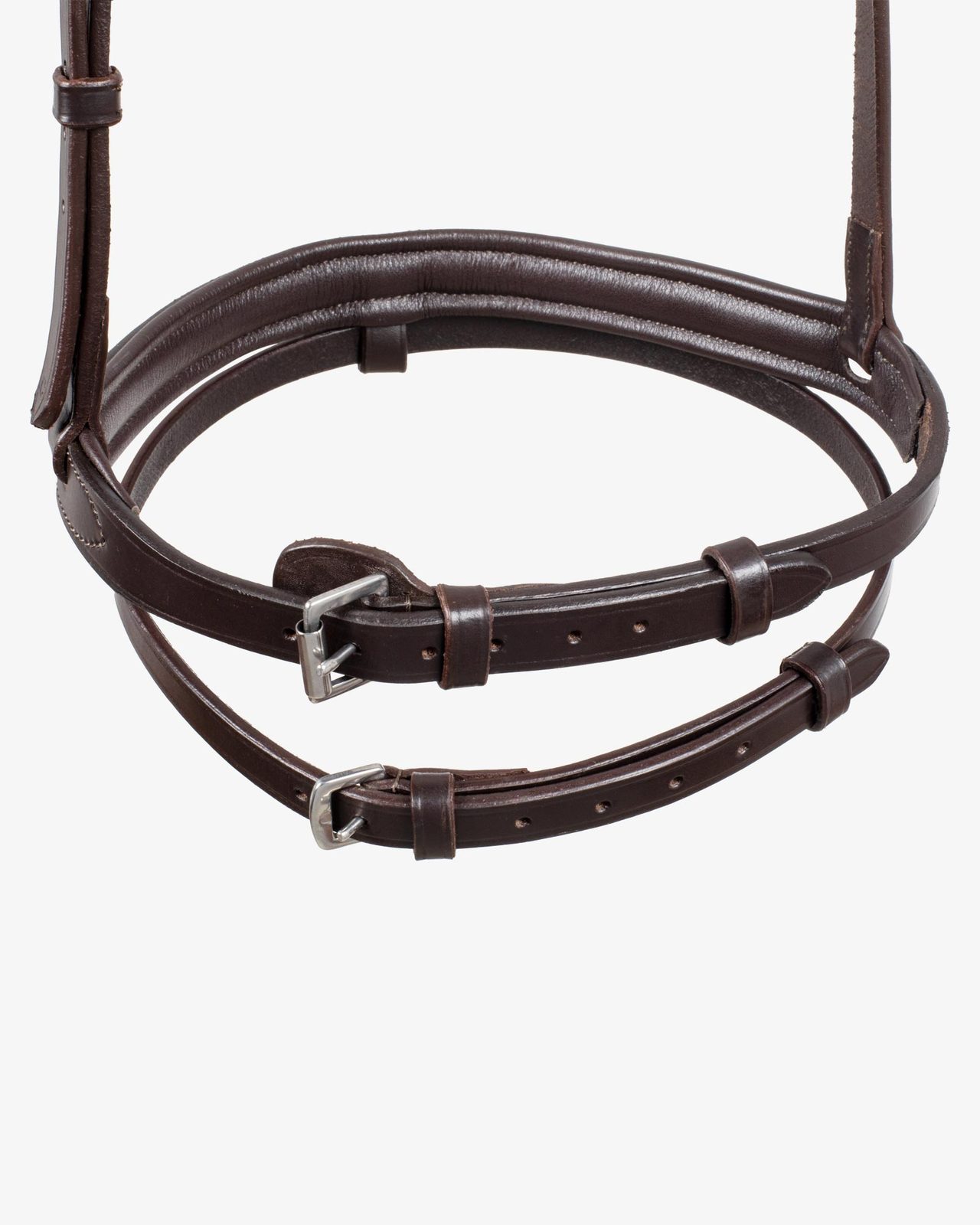 Leather flash noseband bridle
