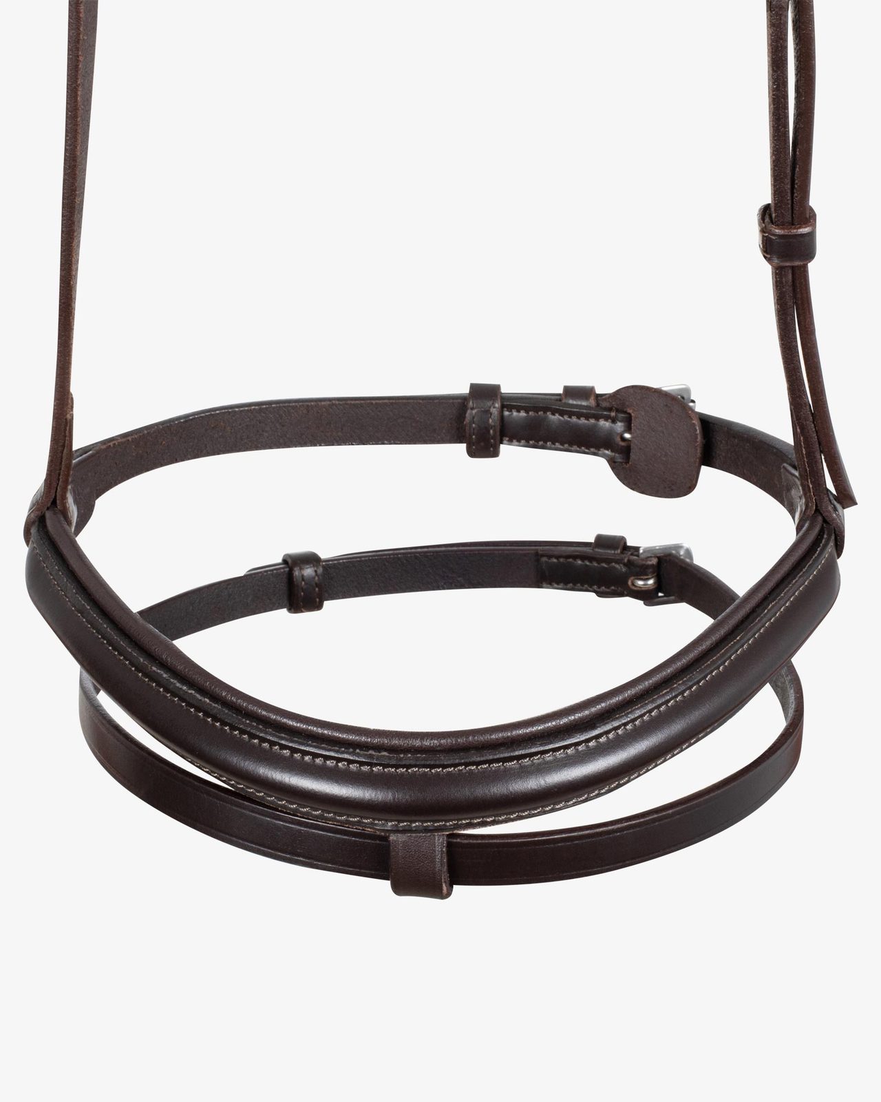 Leather flash noseband bridle