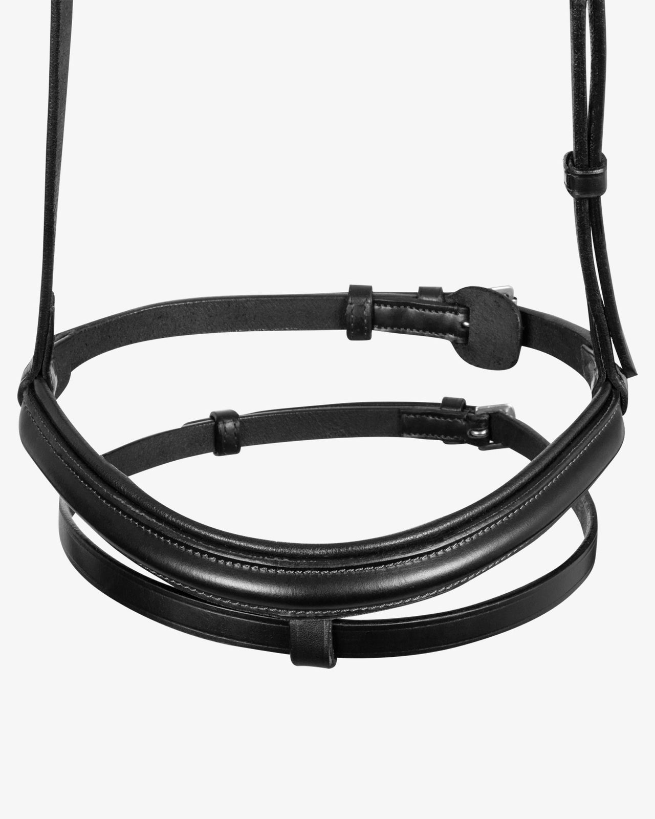Leather flash noseband bridle