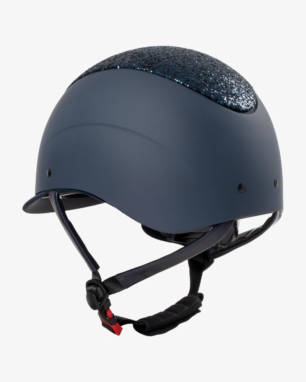 Narrow visor helmet with rhinestones EN 1384-2023 homologation