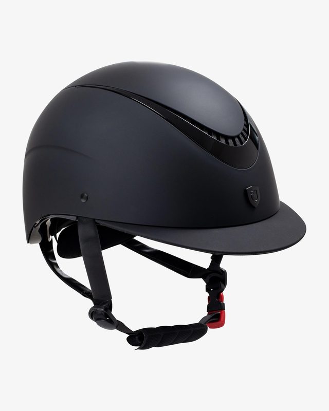 Unisex helmet with shiny frame homologation EN 1384-2023
