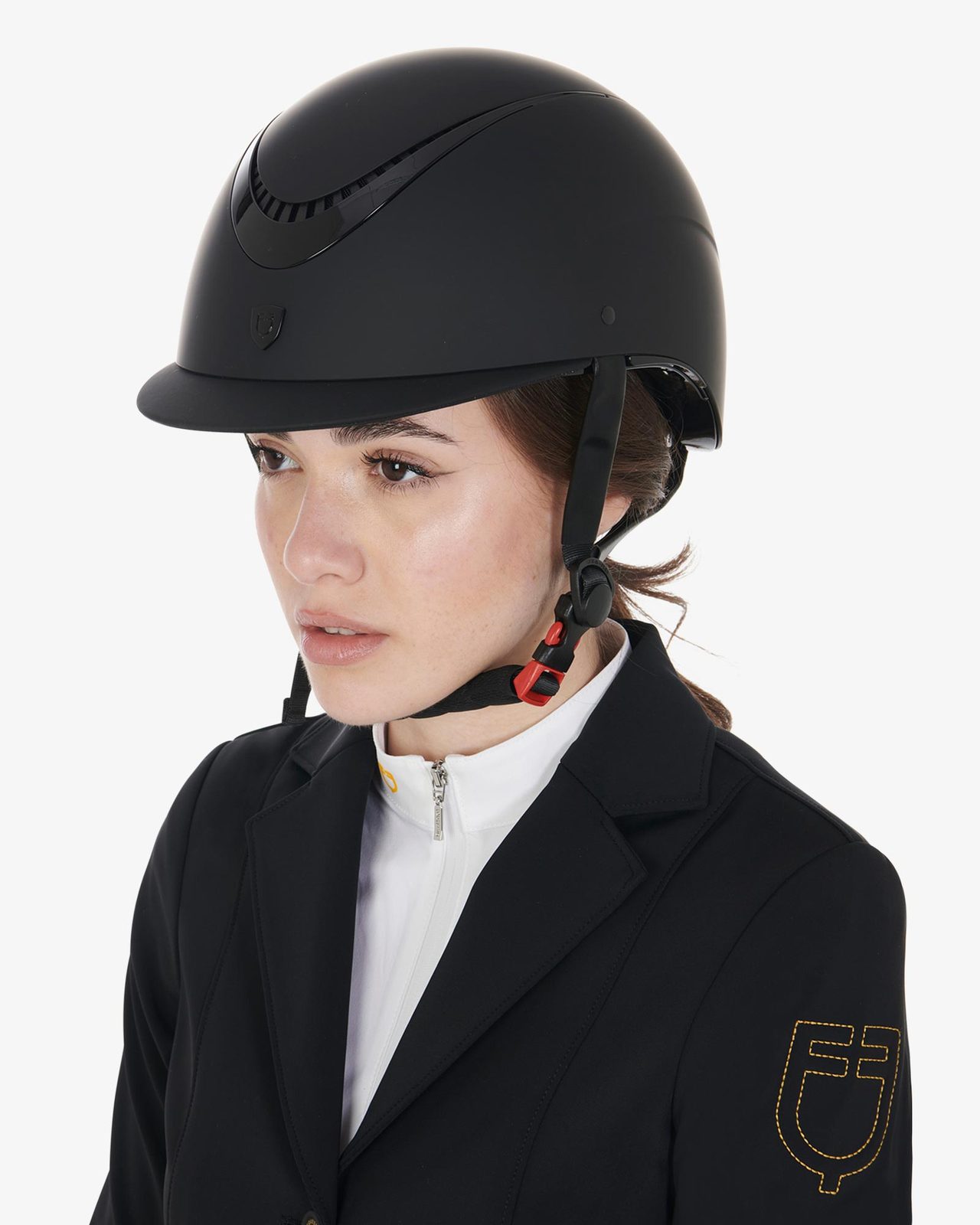 Cap unisex con frame lucido  omologazione EN 1384-2023