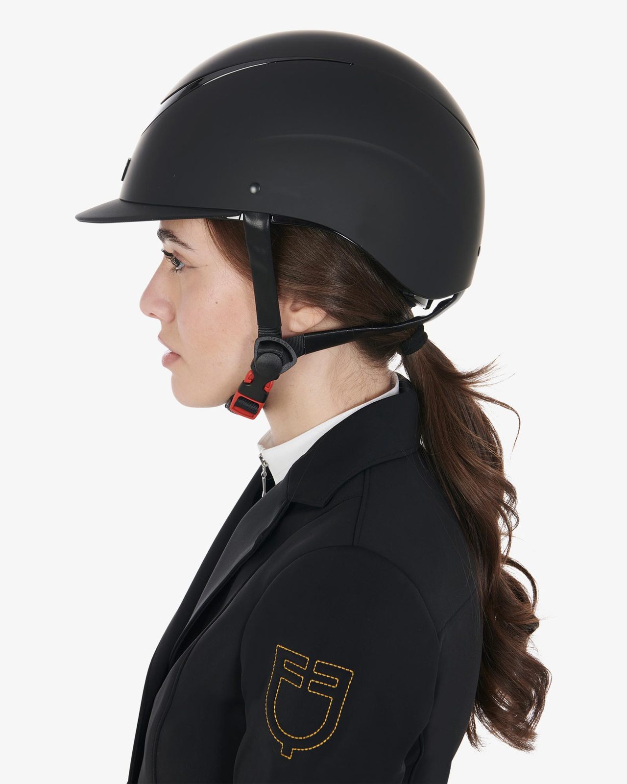 Cap unisex con frame lucido  omologazione EN 1384-2023