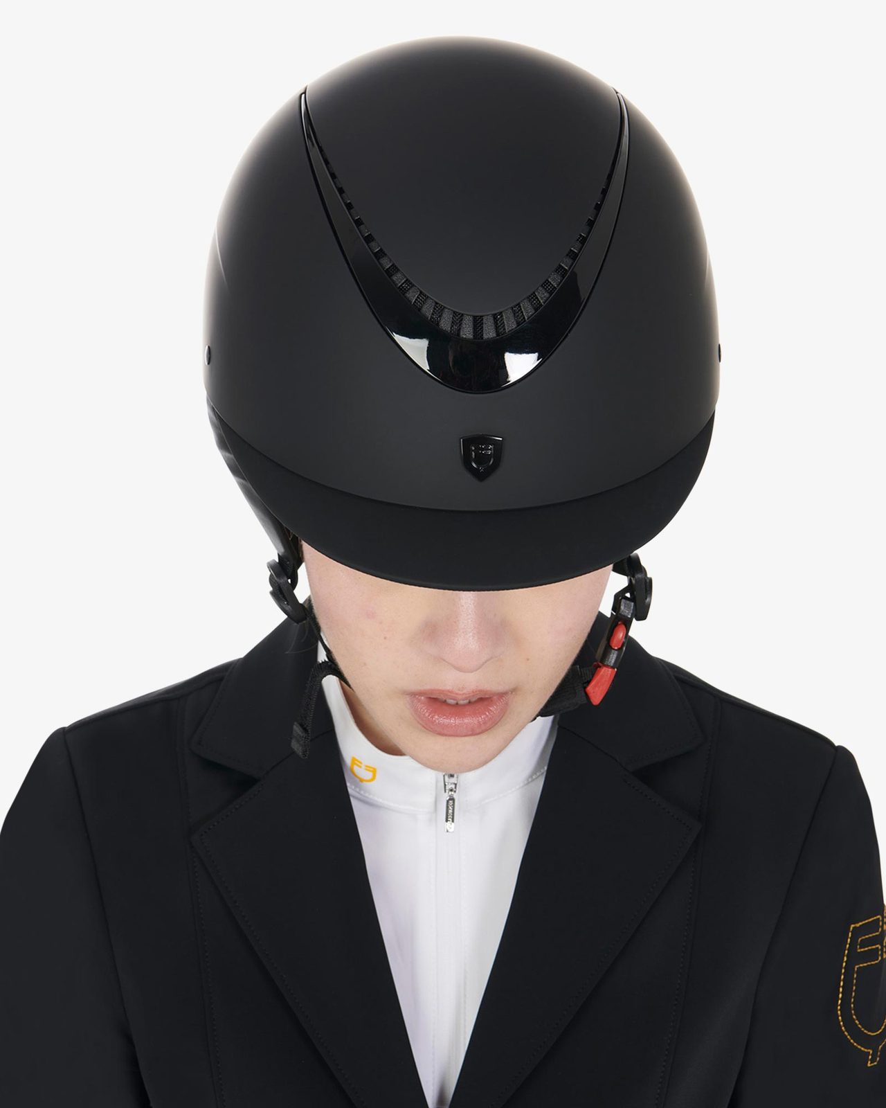 Cap unisex con frame lucido  omologazione EN 1384-2023