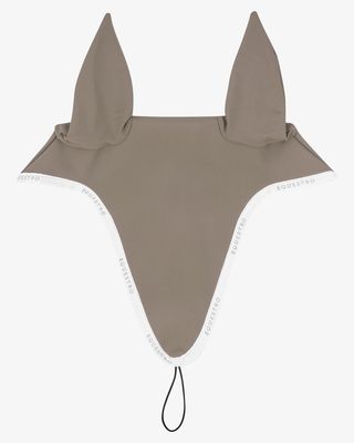 Fly veil in technical fabric with noseband attachment