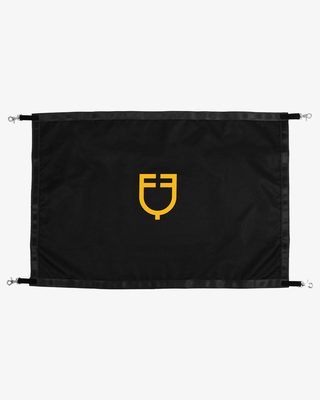 Stable guard with silicone logo