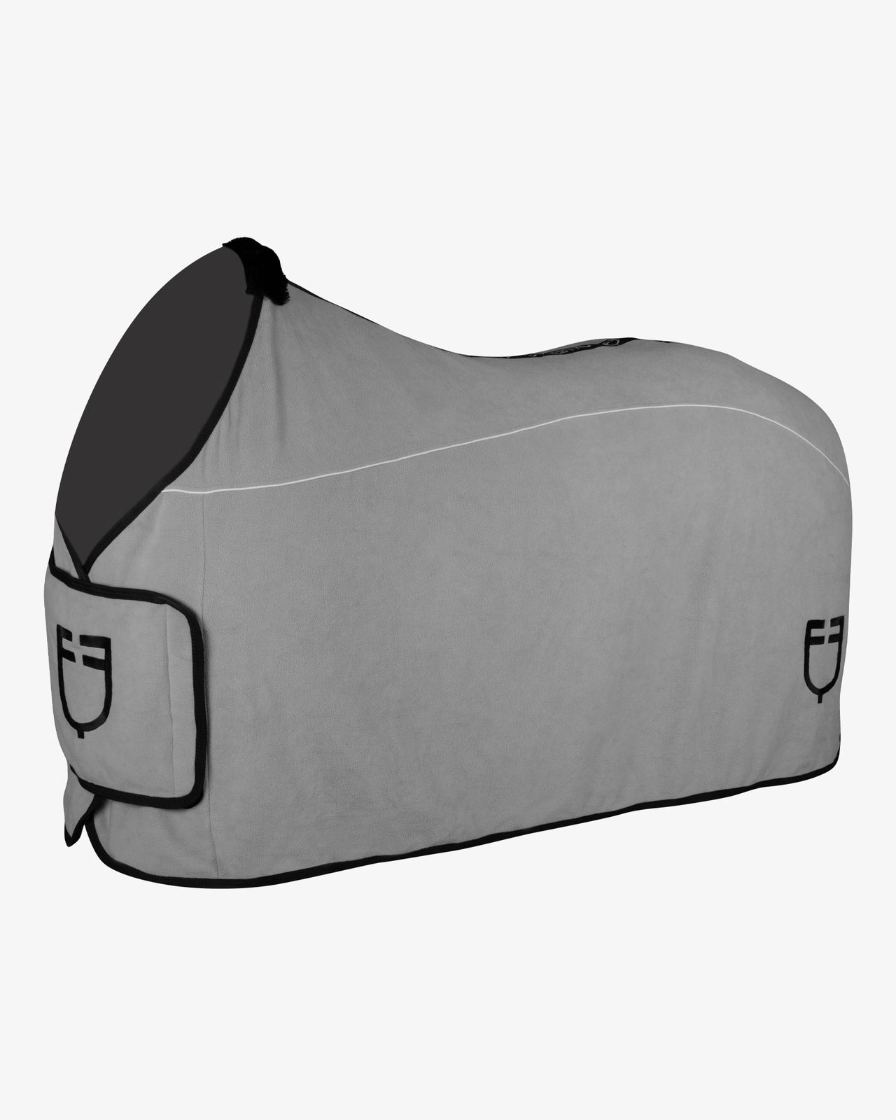 Fleece rug with flap front closure