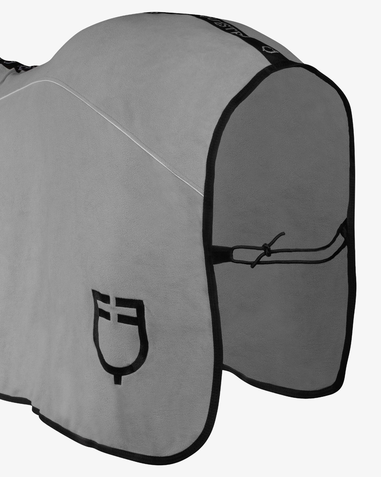 Fleece rug with flap front closure