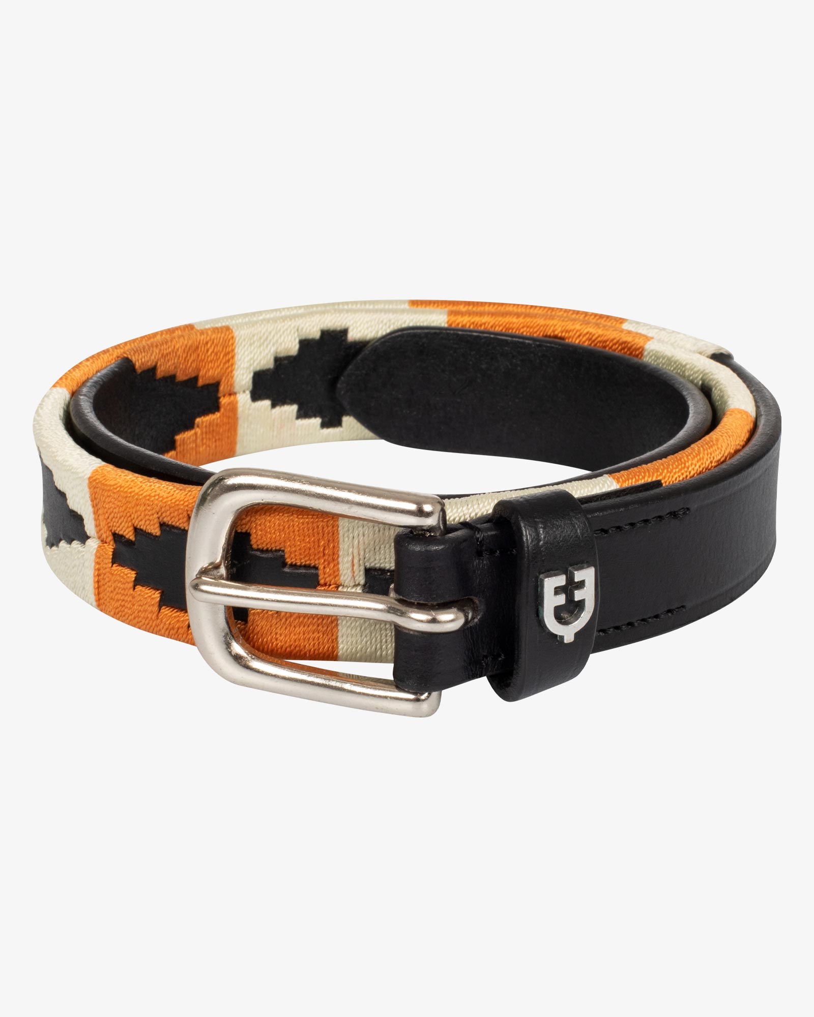 Leather belt with navajo decorations