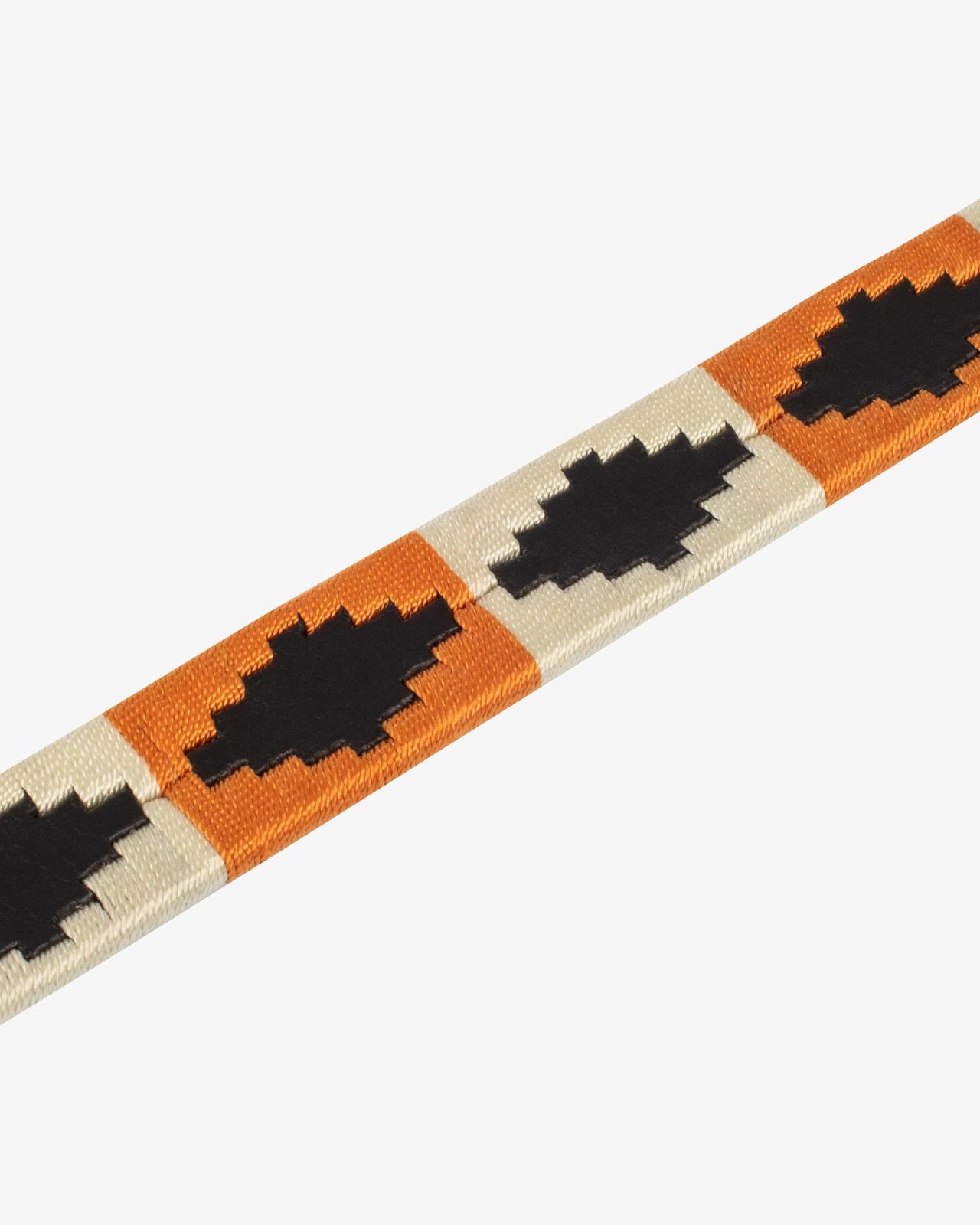 Leather belt with navajo decorations