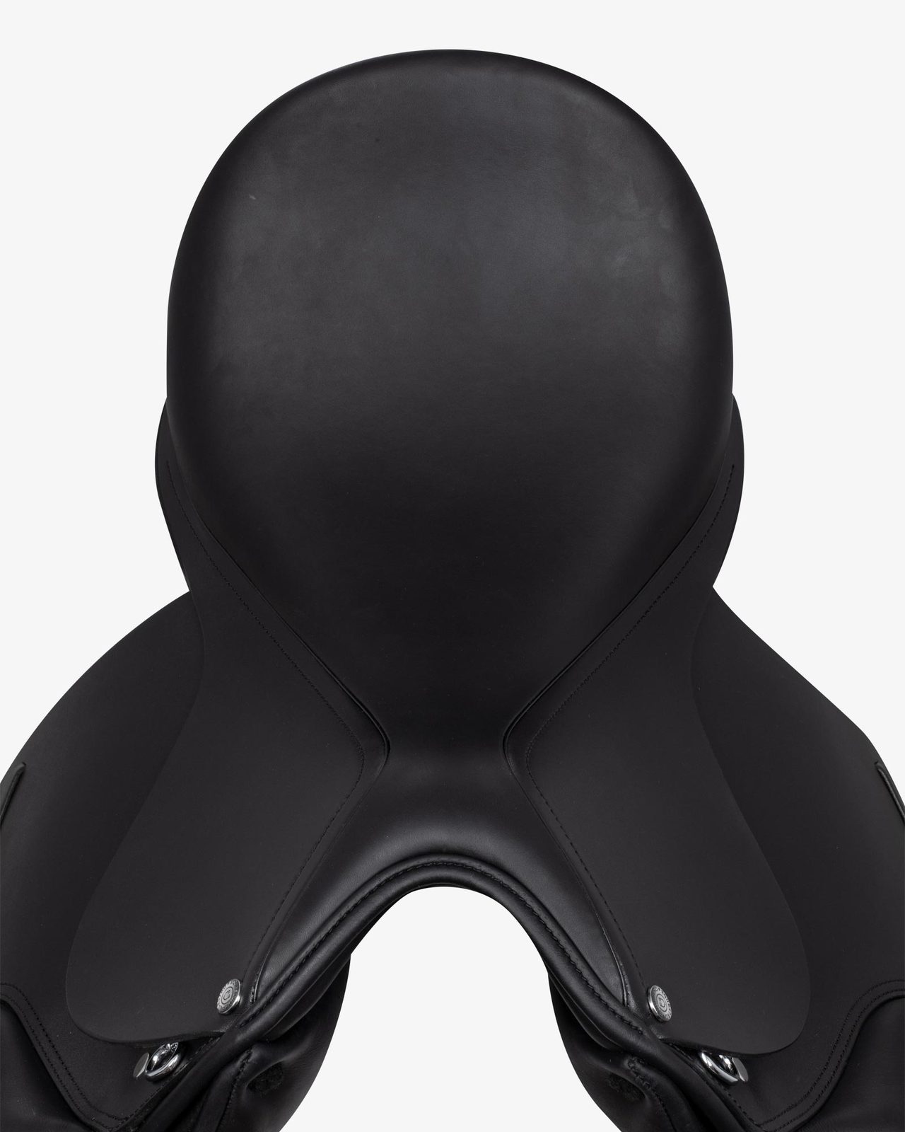 Dressage saddle with removable blocks