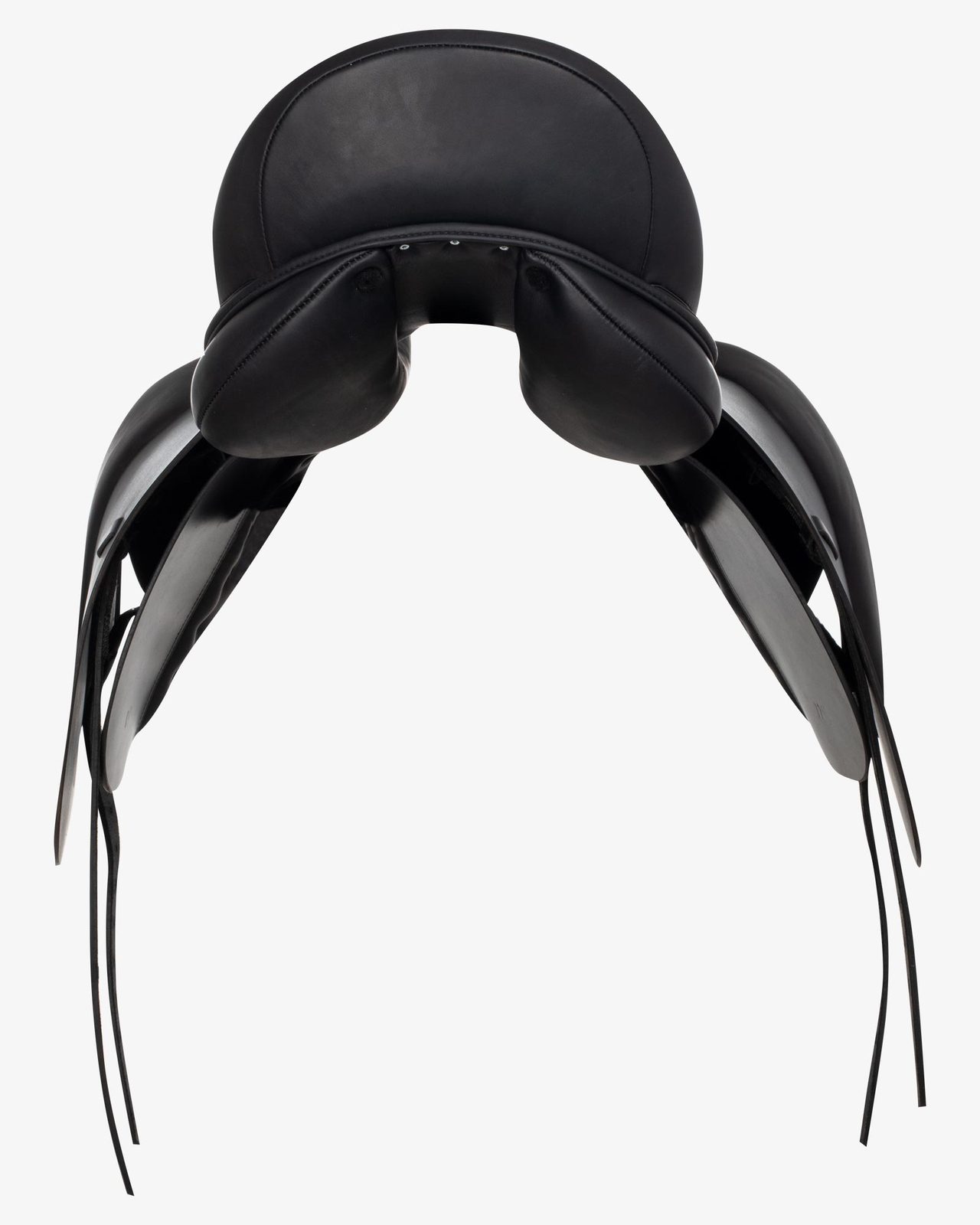 Dressage saddle with removable blocks