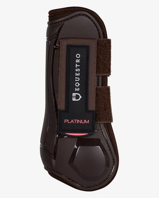 Anatomical tendon boots  with double hook-and-loop fasteners
