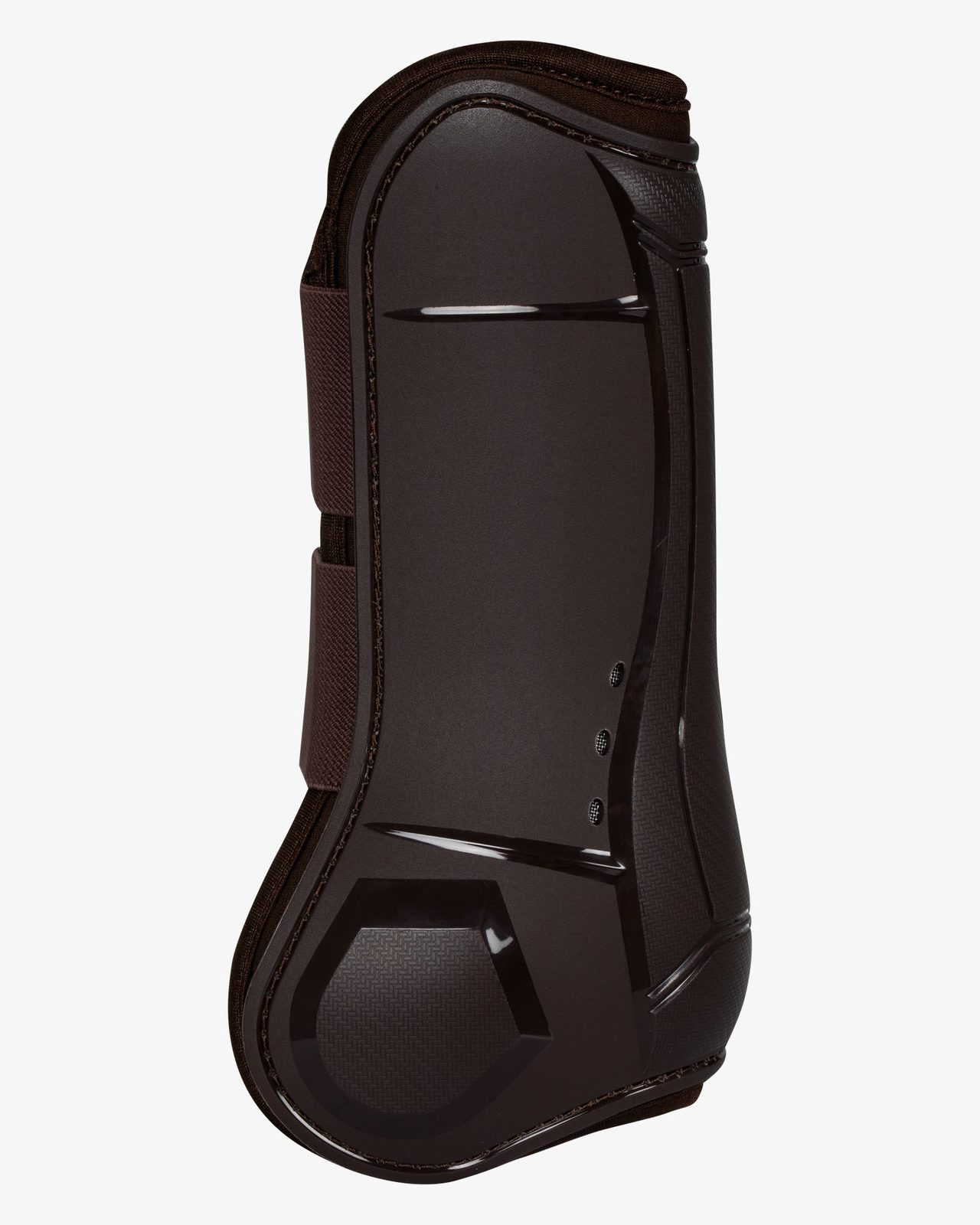 Anatomical tendon boots  with double hook-and-loop fasteners