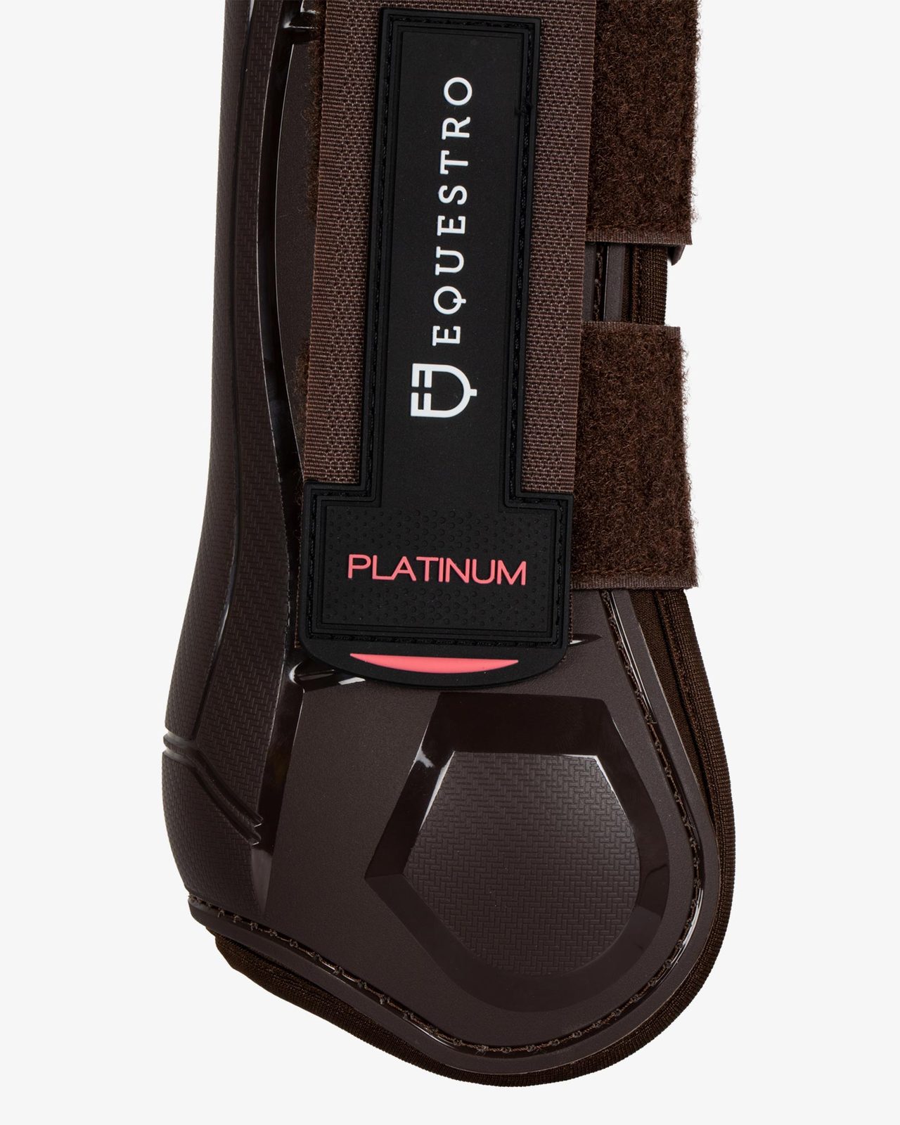 Anatomical tendon boots  with double hook-and-loop fasteners