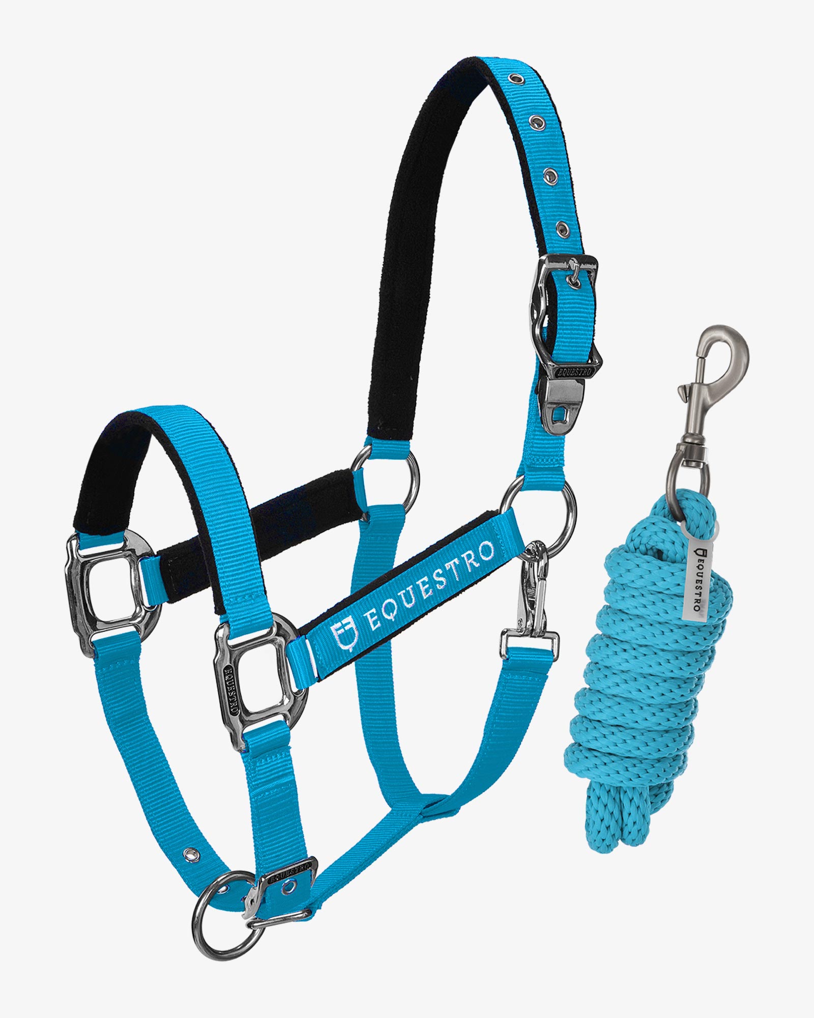 Padded double adjustment headcollar