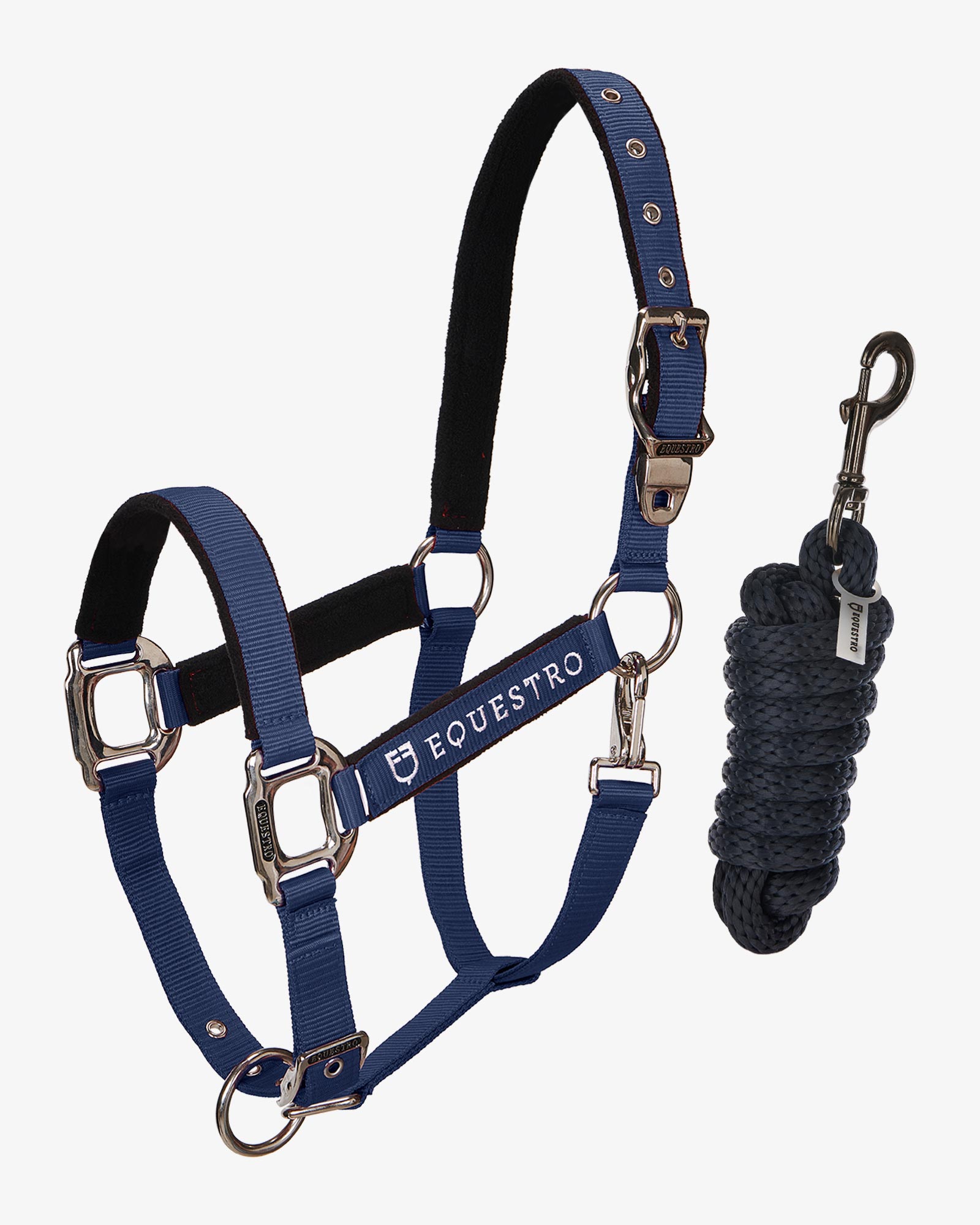 Padded double adjustment headcollar