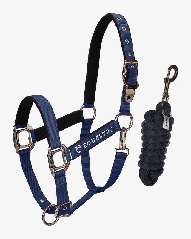Padded double adjustment headcollar