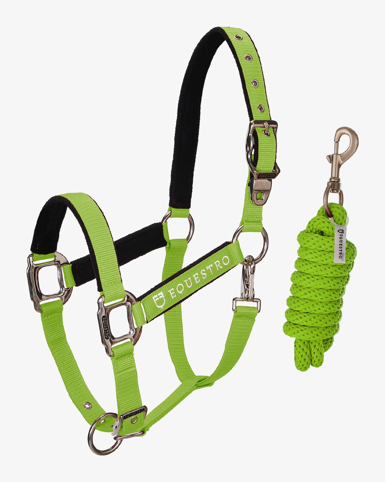 Padded double adjustment headcollar