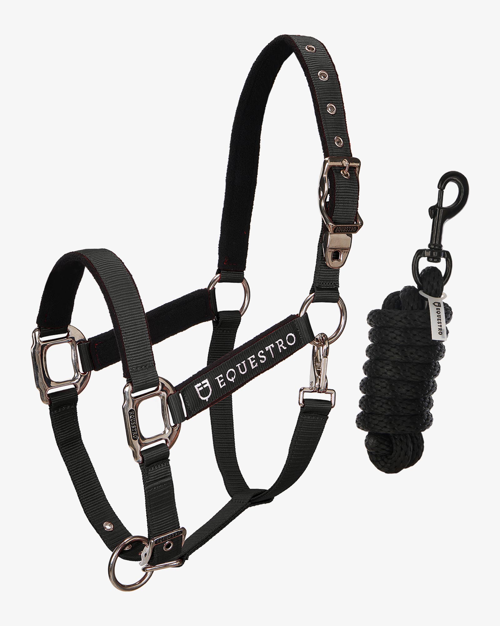 Padded double adjustment headcollar