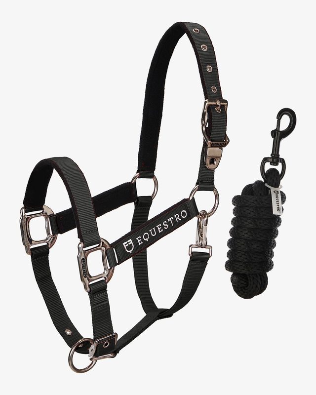 Padded double adjustment headcollar