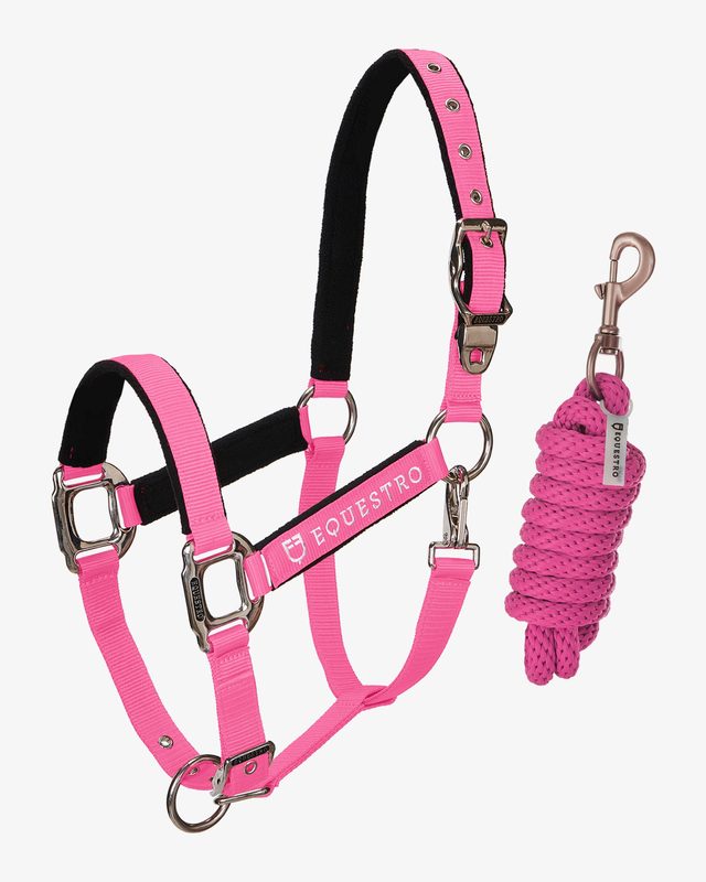 Padded double adjustment headcollar