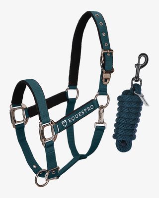 Padded double adjustment headcollar
