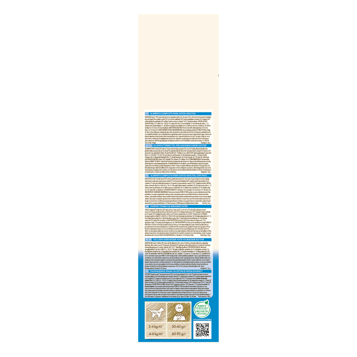 Cat Chow® 3 IN 1 Gatto Crocchette ricco in Tacchino