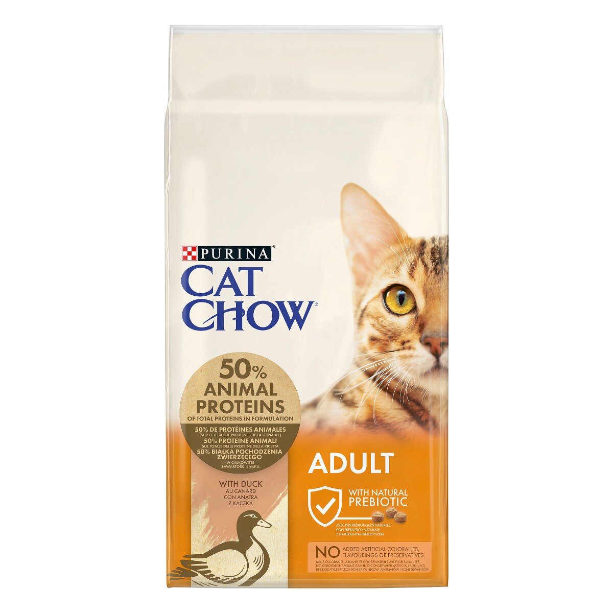 Cat Chow® Adult Gatto Crocchette ricco in Anatra