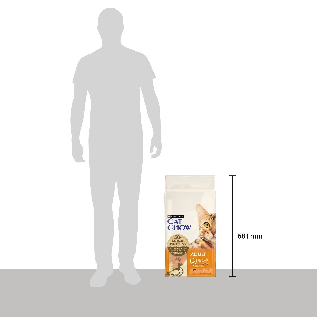 Cat Chow® Adult Gatto Crocchette ricco in Anatra