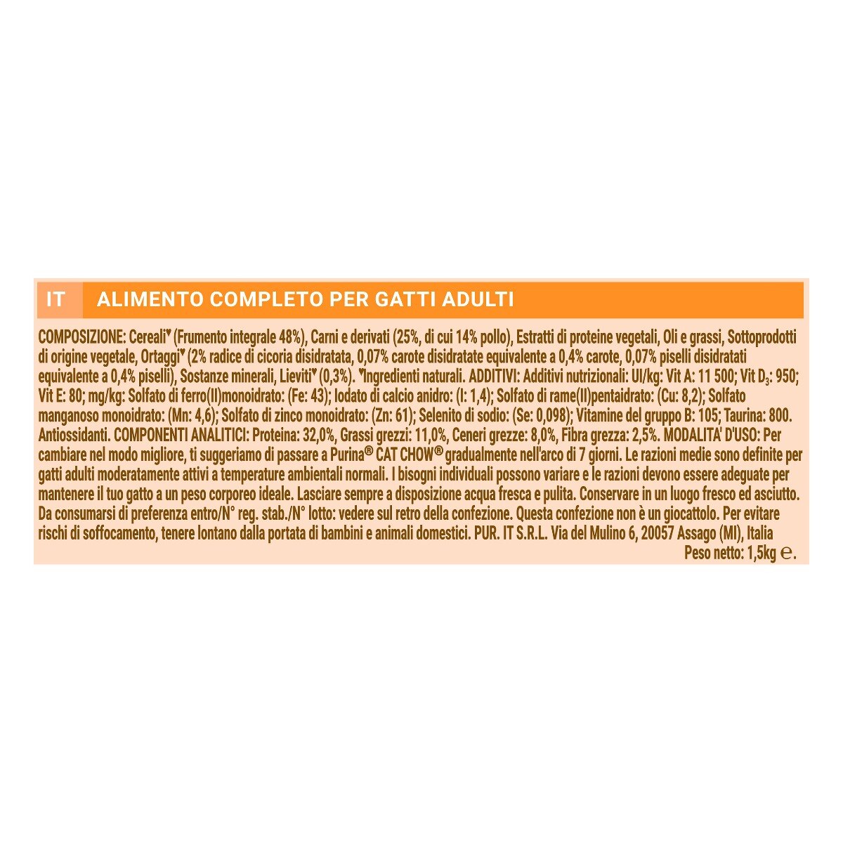 Cat Chow® Adult Gatto Crocchette ricco in Pollo