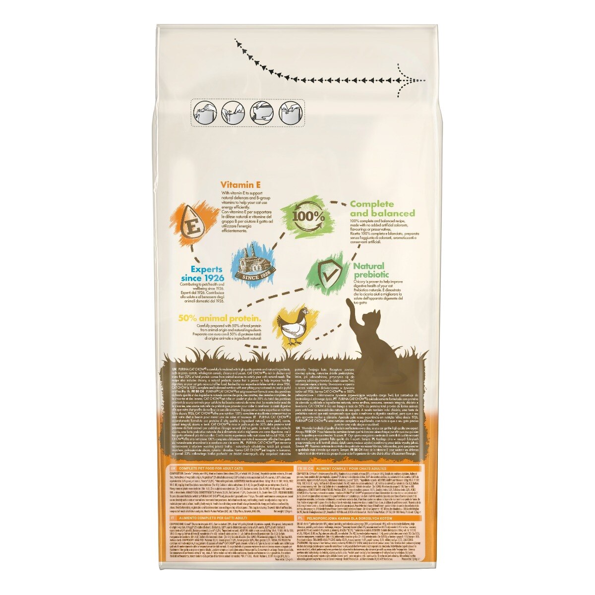 Cat Chow® Adult Gatto Crocchette ricco in Pollo