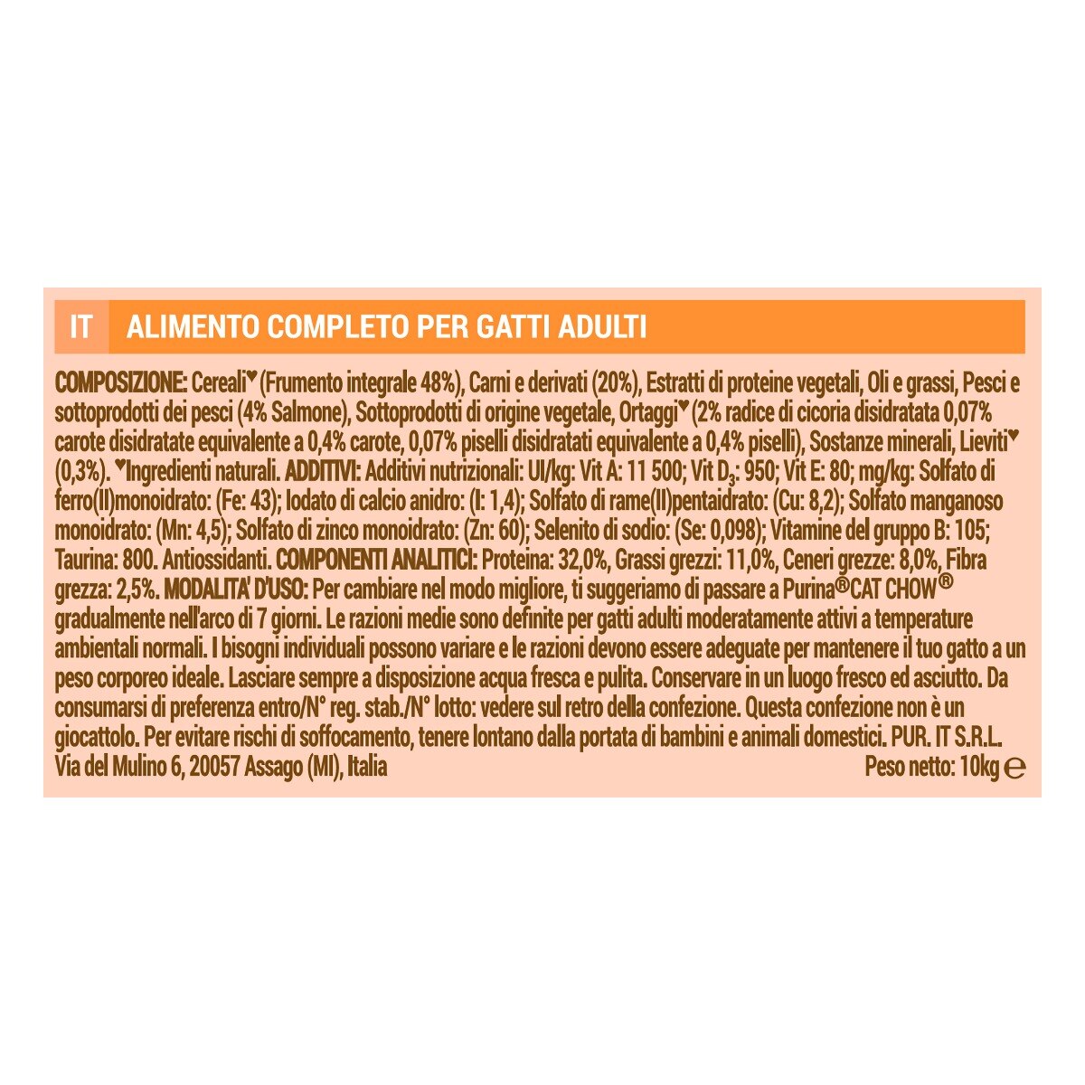 Cat Chow® Adult Gatto Crocchette con Salmone