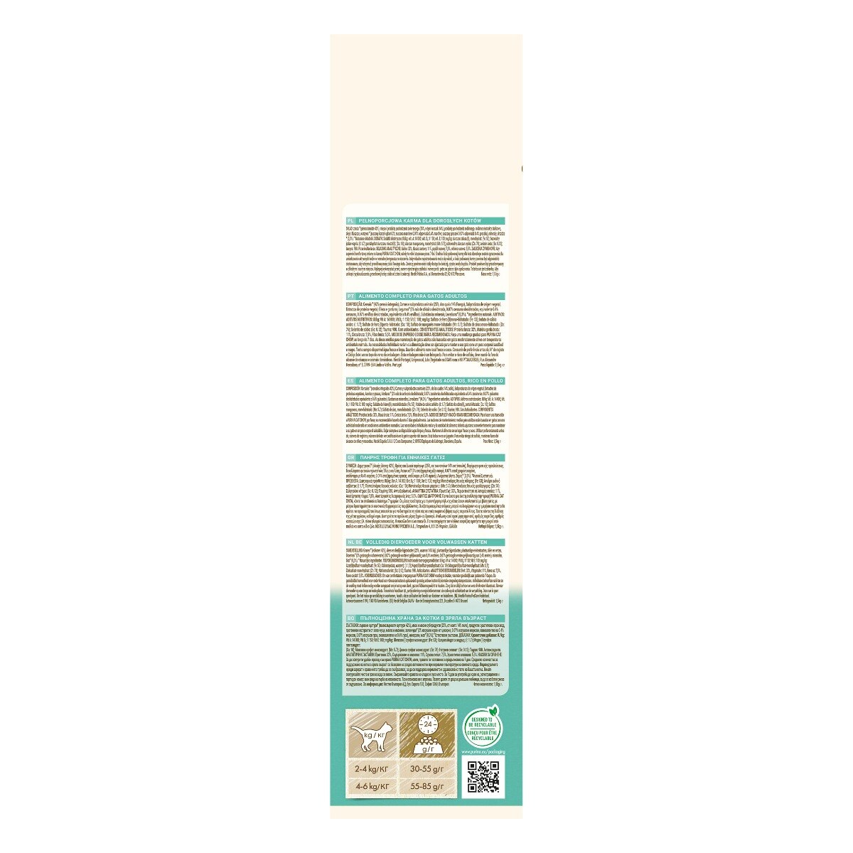 Cat Chow® Hairball Control Gatto Crocchette ricco in Pollo