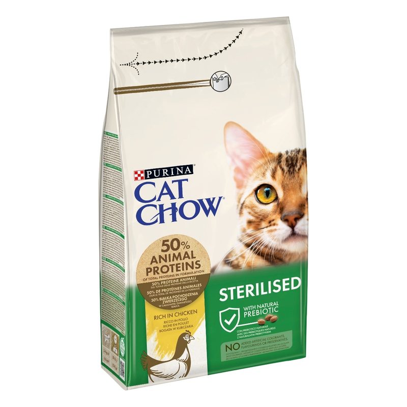 Cat Chow Sterilized: crocchette gatti sterilizzati 1,5kg | PURINA Shop 1,5 kg