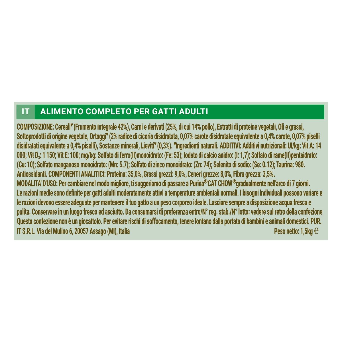 Cat Chow® Sterilized Gatto Crocchette ricco in Pollo